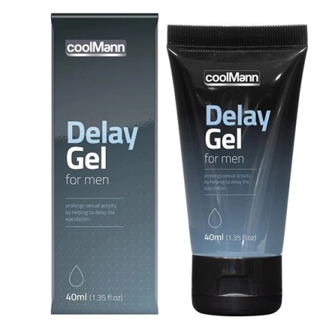 CoolMann Delay Gel 40 ml - żel wydłużający czas intymnych chwil CoolMann Delay Gel 40 ml - żel wydłużający czas intymnych chwil