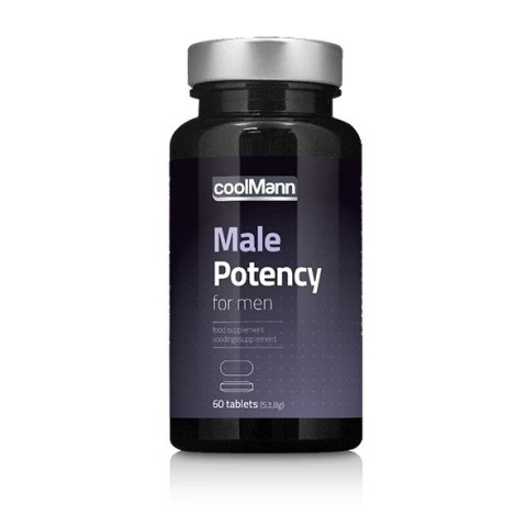 CoolMann Male Potency Tabs 60 szt. - Suplement roślinny dla mężczyzn CoolMann Male Potency Tabs 60 szt. - Suplement roślinny dla mężczyzn