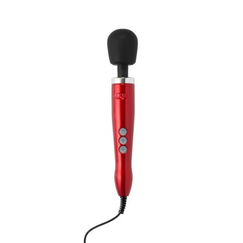 Doxy Die Cast Wand Massager Red - sieciowy masażer z aluminiową obudową Doxy Die Cast Wand Massager Red - sieciowy masażer z aluminiową obudową