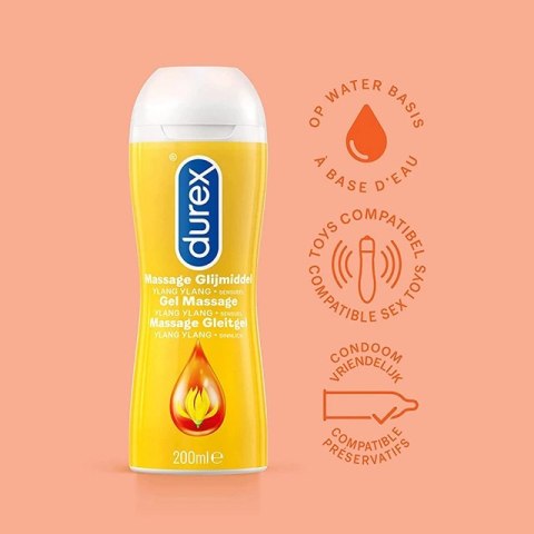 Durex Massage Ylang Ylang - żel do masażu z aplikatorem 200 ml Durex Massage Ylang Ylang - żel do masażu z aplikatorem 200 ml