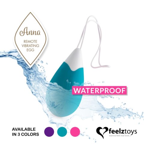 FeelzToys Anna Deep Green - bezprzewodowy system wibracyjny, 10 trybow FeelzToys Anna Deep Green - bezprzewodowy system wibracyjny, 10 trybow
