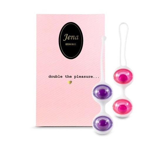 FeelzToys Jena Geisha Balls Zestaw Treningowy Purple Pink 4 Sztuki FeelzToys Jena Geisha Balls Zestaw Treningowy Purple Pink 4 Sztuki