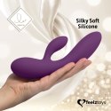 FeelzToys Lea Purple - Dwuramienny model z 2 silnikami, silikon, 20,2 cm