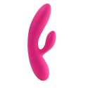 FeelzToys Lea Rubine Red Glitter model dwusilnikowy, silikonowy 20,2 cm