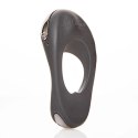 Hot Octopuss Atom Plus Black - pierścień wibrujący, podwojny silnik, czarny