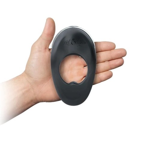Hot Octopuss Atom Plus Black - pierścień wibrujący, podwojny silnik, czarny Hot Octopuss Atom Plus Black - pierścień wibrujący, podwojny silnik, czarny