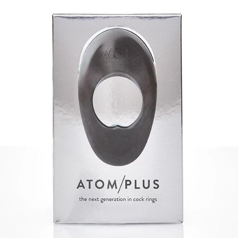 Hot Octopuss Atom Plus Black - pierścień wibrujący, podwojny silnik, czarny Hot Octopuss Atom Plus Black - pierścień wibrujący, podwojny silnik, czarny