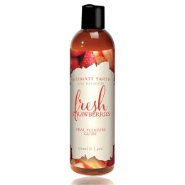 Intimate Earth Natural Flavors żel nawilżający truskawkowy 120 ml