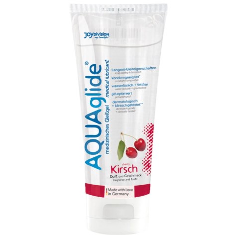 Joydivision AQUAglide Lubricant Cherry 100ml żel nawilżający smakowy Joydivision AQUAglide Lubricant Cherry 100ml żel nawilżający smakowy