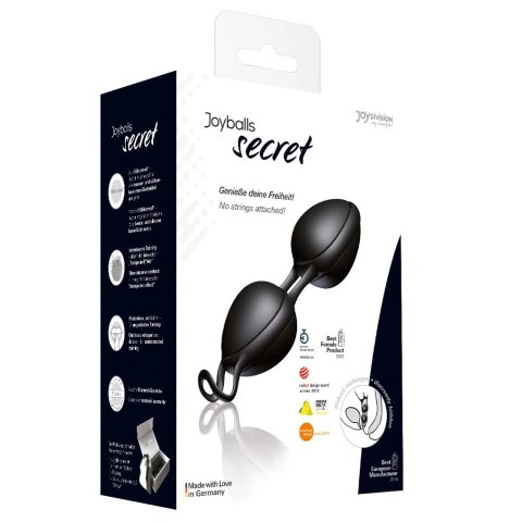 Joydivision Joyballs Secret Duo Black kulki do ćwiczeń mięśni 11,4cm Joydivision Joyballs Secret Duo Black kulki do ćwiczeń mięśni 11,4cm