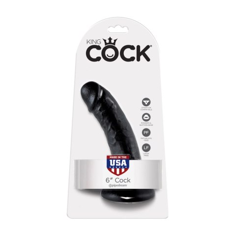 King Cock 15,2 cm - model anatomiczny z przyssawką, hypoalergiczny King Cock 15,2 cm - model anatomiczny z przyssawką, hypoalergiczny