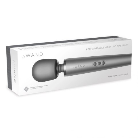 Le Wand Massager Grey - Wielofunkcyjny masażer 20 trybow, szary Le Wand Massager Grey - Wielofunkcyjny masażer 20 trybow, szary