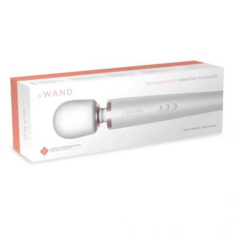 Le Wand Massager Pearl White - masażer wielofunkcyjny 20 programow Le Wand Massager Pearl White - masażer wielofunkcyjny 20 programow