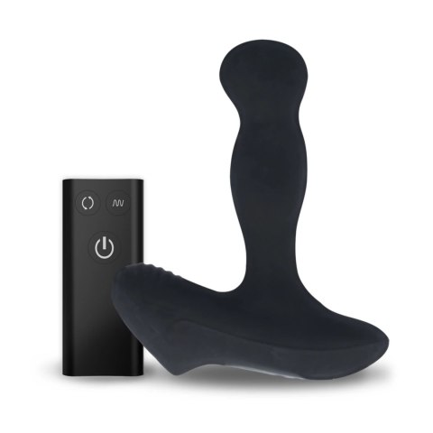 Nexus Revo Slim masażer rotacyjny z pilotem, kompaktowy, czarny Nexus Revo Slim masażer rotacyjny z pilotem, kompaktowy, czarny