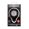 Perfect Fit Cock Armour Regular Black pierścień anatomiczny czarny 43mm
