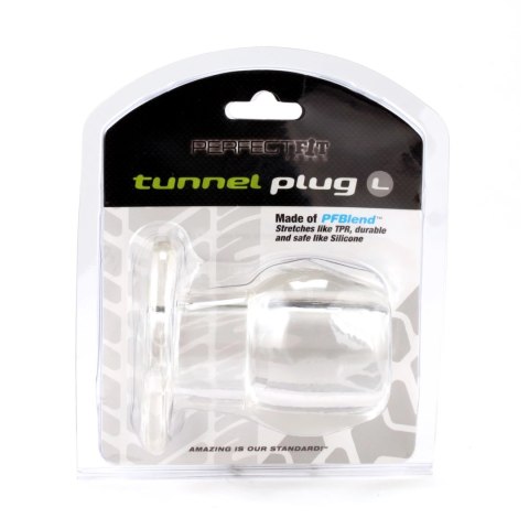 Perfect Fit Double Tunnel Plug Large Clear - anatomiczna podwojna zatyczka duża Perfect Fit Double Tunnel Plug Large Clear - anatomiczna podwojna zatyczka duża