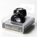 Perfect Fit Ram Ring dwupak - stylowy pierścień z mieszanki PF Blend, czarny