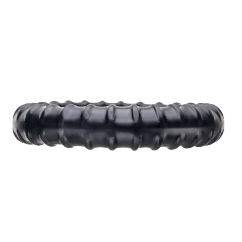 Perfect Fit Ribbed Ring Black - wytrzymały pierścień SilaSkin czarny Perfect Fit Ribbed Ring Black - wytrzymały pierścień SilaSkin czarny