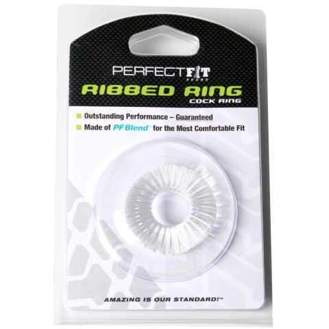 Perfect Fit Ribbed Ring Clear - wytrzymały pierścień anatomiczny SilaSkin Perfect Fit Ribbed Ring Clear - wytrzymały pierścień anatomiczny SilaSkin