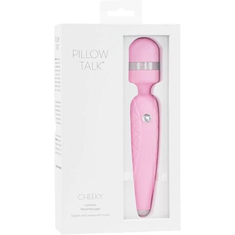 Pillow Talk Cheeky Pink - Masażer z ergonomicznym uchwytem i ładowaniem USB Pillow Talk Cheeky Pink - Masażer z ergonomicznym uchwytem i ładowaniem USB