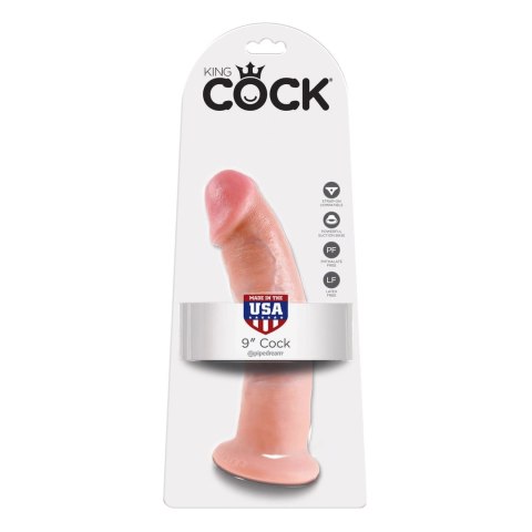 Pipedream King Cock model 22,9 cm z przyssawką, hypoalergiczny USA Pipedream King Cock model 22,9 cm z przyssawką, hypoalergiczny USA