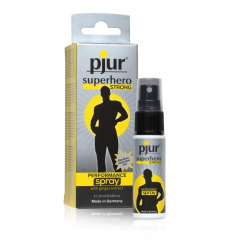 Pjur Superhero Strong Performance Spray z imbirem 20 ml - wydłużona formuła Pjur Superhero Strong Performance Spray z imbirem 20 ml - wydłużona formuła