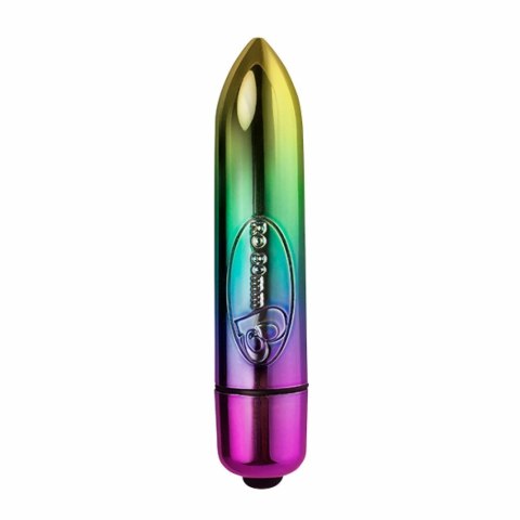 Rocks-Off RO-80mm 7-Speed Rainbow - Kompaktowy model wodoodporny