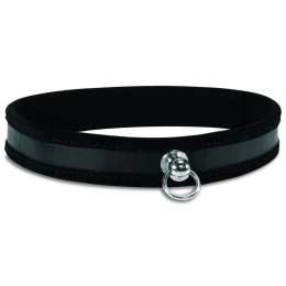S&M Black Day Collar - stylowa obroża unisex, długość 48 cm