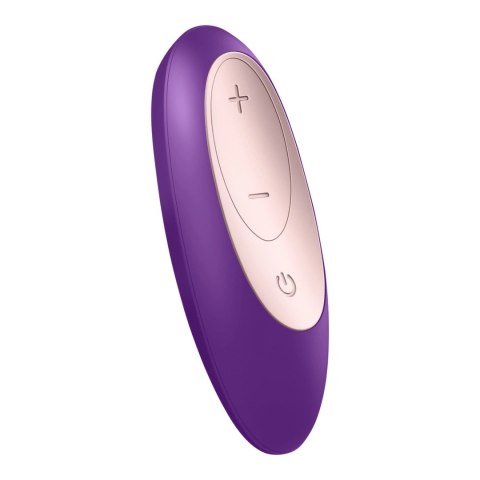 Satisfyer Double Plus Remote silikonowy model dla par sterowany pilotem Satisfyer Double Plus Remote silikonowy model dla par sterowany pilotem
