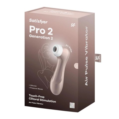 Satisfyer Pro 2 masażer powietrzny z 11 trybami i ładowaniem USB Satisfyer Pro 2 masażer powietrzny z 11 trybami i ładowaniem USB