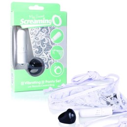 Screaming O Panty Vibe White - Zdalny system wibracyjny z pilotem