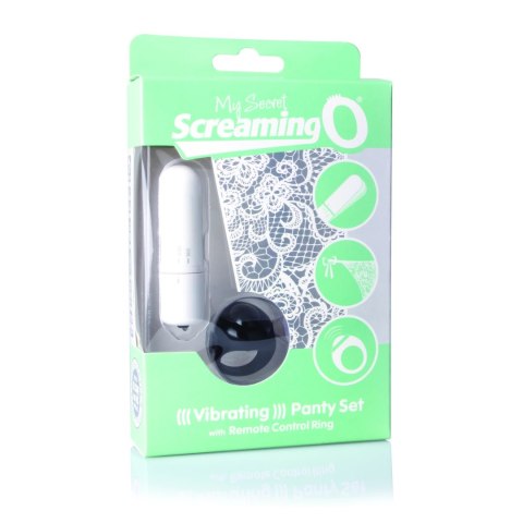 Screaming O Panty Vibe White - Zdalny system wibracyjny z pilotem Screaming O Panty Vibe White - Zdalny system wibracyjny z pilotem