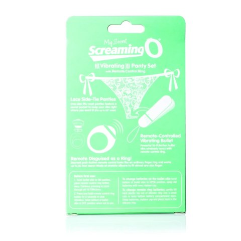 Screaming O Panty Vibe White - Zdalny system wibracyjny z pilotem Screaming O Panty Vibe White - Zdalny system wibracyjny z pilotem