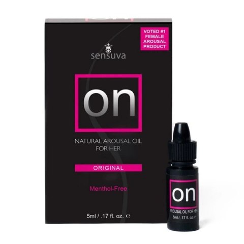 Sensuva ON Arousal Oil Original 5ml - klasyczny olejek stymulujący