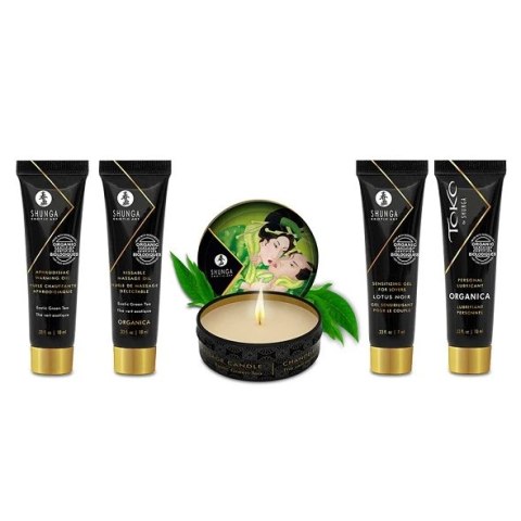 Shunga Geisha's Secret Kit Zestaw Miniatur Zielona Herbata 5w1 Shunga Geisha's Secret Kit Zestaw Miniatur Zielona Herbata 5w1