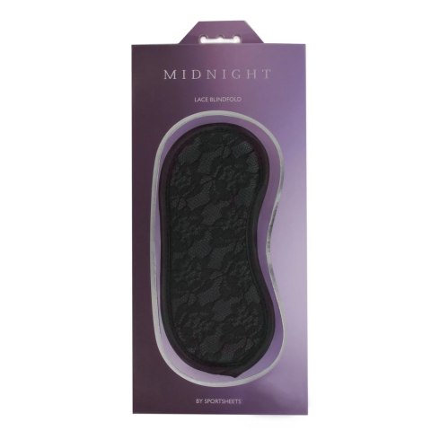 Sportsheets Sincerely Lace Blindfold delikatna maska na oczy czarna Sportsheets Sincerely Lace Blindfold delikatna maska na oczy czarna
