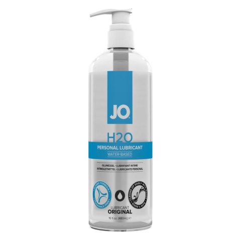 System JO H2O Original 480 ml - wodna formuła, długotrwałe nawilżenie System JO H2O Original 480 ml - wodna formuła, długotrwałe nawilżenie
