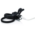 The Screaming O Charged Ohare Black - wibrujący pierścień silikonowy USB