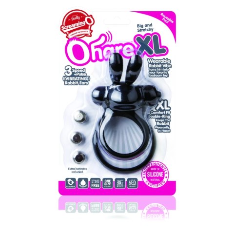 The Screaming O Ohare XL Black - silikonowy pierścień z 4 trybami pracy The Screaming O Ohare XL Black - silikonowy pierścień z 4 trybami pracy