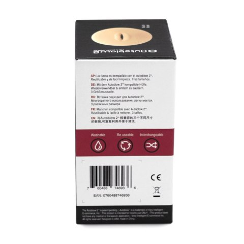 Autoblow 2 Plus XT Wkładka Model Mouth Sleeve A - rozmiar S, realistyczny materiał Autoblow 2 Plus XT Wkładka Model Mouth Sleeve A - rozmiar S, realistyczny materiał