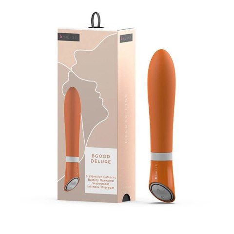 B Swish Bgood Deluxe Tangerine - model silikonowy, 6 programow, 17,8 cm B Swish Bgood Deluxe Tangerine - model silikonowy, 6 programow, 17,8 cm
