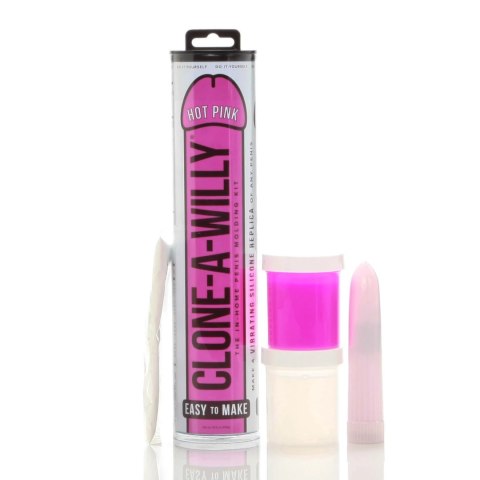 Clone-A-Willy Kit Hot Pink - zestaw do tworzenia odlewu z wibracją, rożowy Clone-A-Willy Kit Hot Pink - zestaw do tworzenia odlewu z wibracją, rożowy