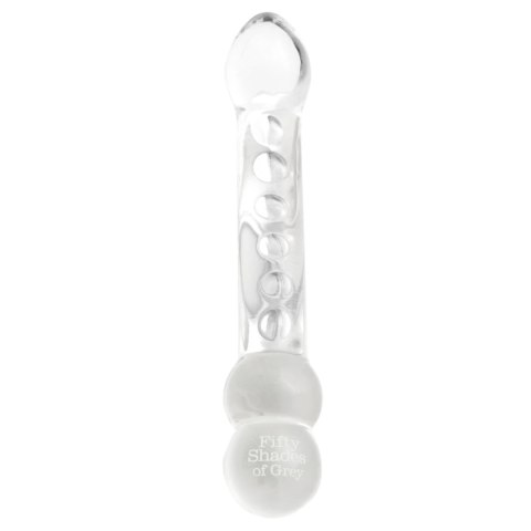Fifty Shades of Grey Drive Me Crazy szklany model intymny 19,1 cm Fifty Shades of Grey Drive Me Crazy szklany model intymny 19,1 cm