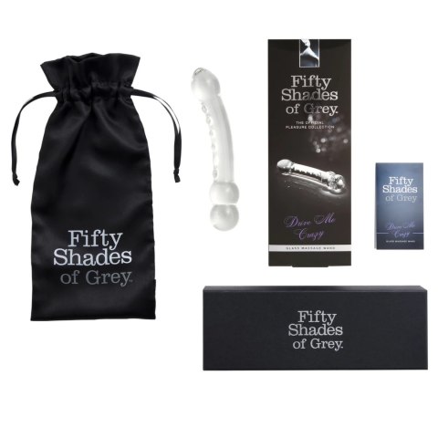 Fifty Shades of Grey Drive Me Crazy szklany model intymny 19,1 cm Fifty Shades of Grey Drive Me Crazy szklany model intymny 19,1 cm