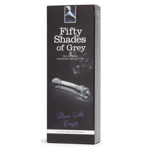 Fifty Shades of Grey Drive Me Crazy szklany model intymny 19,1 cm Fifty Shades of Grey Drive Me Crazy szklany model intymny 19,1 cm
