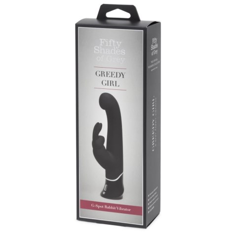 Fifty Shades of Grey Greedy Girl model kroliczek silikonowy 24,1 cm Fifty Shades of Grey Greedy Girl model kroliczek silikonowy 24,1 cm
