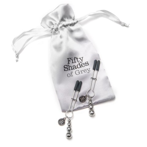 Fifty Shades of Grey The Pinch - zaciski regulowane z metalowym wykończeniem 8,3 cm Fifty Shades of Grey The Pinch - zaciski regulowane z metalowym wykończeniem 8,3 cm