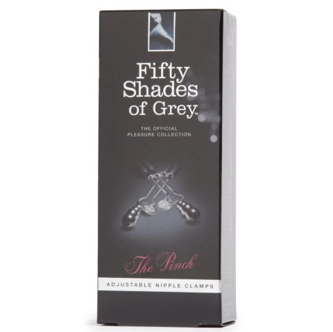 Fifty Shades of Grey The Pinch - zaciski regulowane z metalowym wykończeniem 8,3 cm Fifty Shades of Grey The Pinch - zaciski regulowane z metalowym wykończeniem 8,3 cm