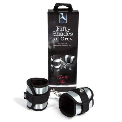Fifty Shades of Grey Totally His - wyściełane kajdanki z szybkozłączkami Fifty Shades of Grey Totally His - wyściełane kajdanki z szybkozłączkami