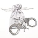 Fifty Shades of Grey You Are Mine kajdanki stalowe z zamkiem 26,7 cm